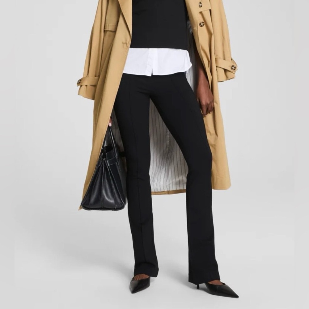 DEREK LAM | French Navy Hanne Slim Fitting Pants Stretch - sz 8